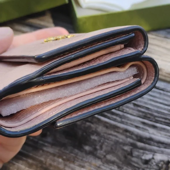 Gucci Blind For Love Blush Pink Compact Wallet With Box, Dustbag & Ribbon - Picture 3 of 12